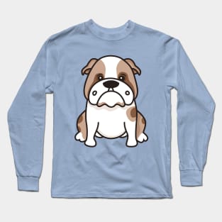 Cute Fluffy French Bulldog lover Long Sleeve T-Shirt